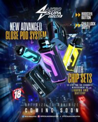 AKSO SUPA PRO 12000 PUFFS SET & CART