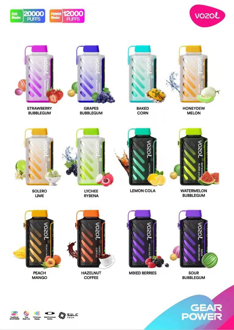 vozol gear 12k VOZOL GEAR 12000 PUFFS DISPOSABLE POD