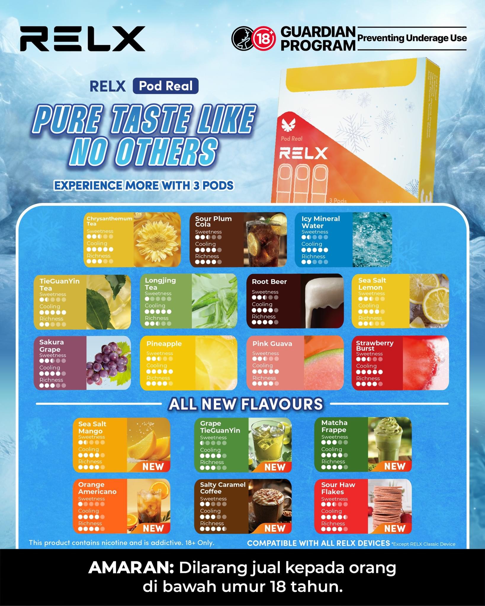 how much is elf bar vape RELX 3 Pods in 1 Box main image 1