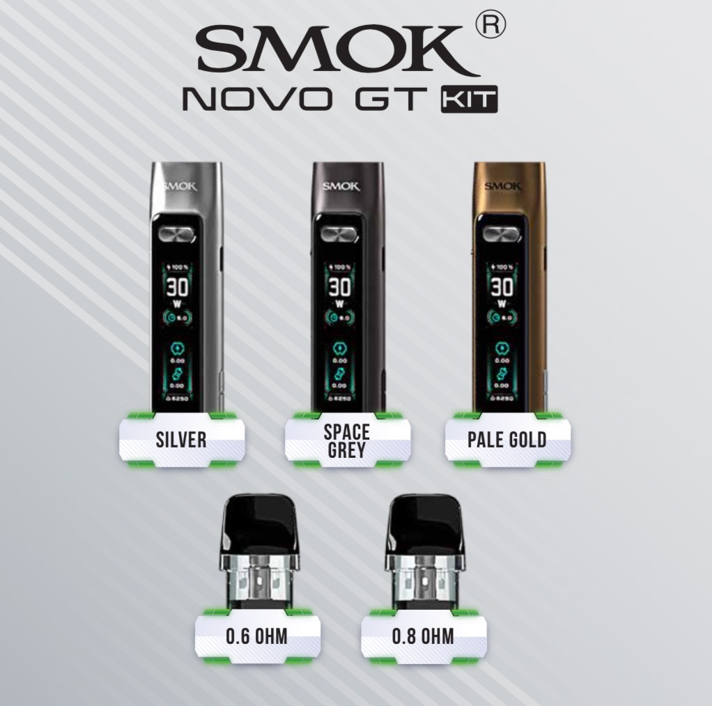 SMOK NOVO GT KIT [ DEVICE ] / CART [ 3PCS/PACK ] - Best Vape Online Store  in Malaysia