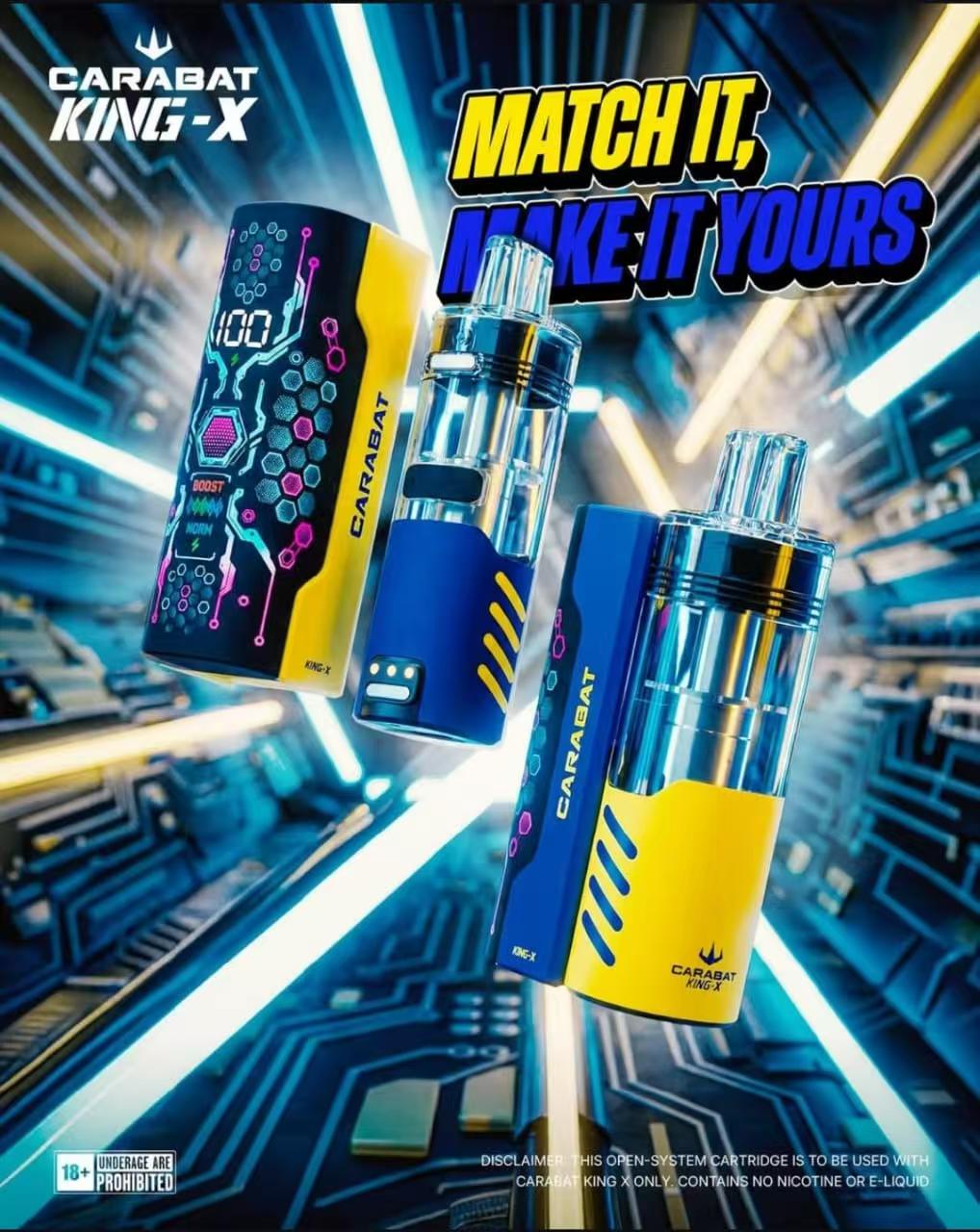 CARABAT KING-X STARTER KIT / CARTRIDGE - Best Vape Online Store in Malaysia